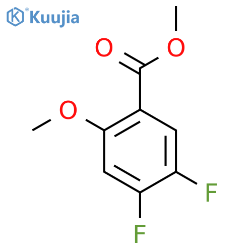 Methyl 4,5-difluoro-2-methoxybenzoate structure