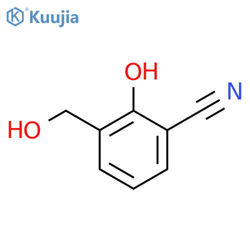 3-Cyano-2-hydroxybenzyl alcohol structure