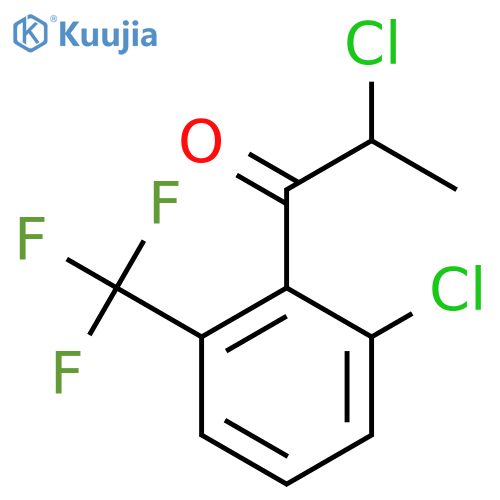 2,2'-Dichloro-6'-(trifluoromethyl)propiophenone structure