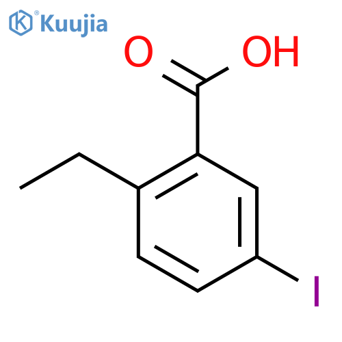 2-Ethyl-5-iodobenzoic acid structure