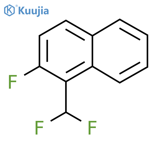 1-(Difluoromethyl)-2-fluoronaphthalene structure