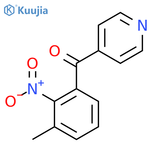 4-(3-Methyl-2-nitrobenzoyl)pyridine structure