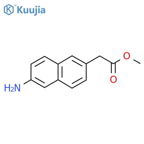 Methyl 2-aminonaphthalene-6-acetate structure