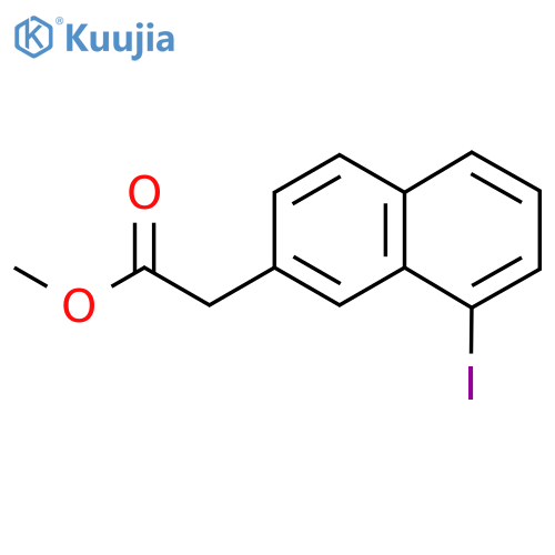 Methyl 8-iodonaphthalene-2-acetate structure