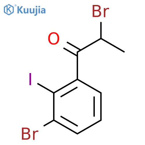 2,3'-Dibromo-2'-iodopropiophenone structure