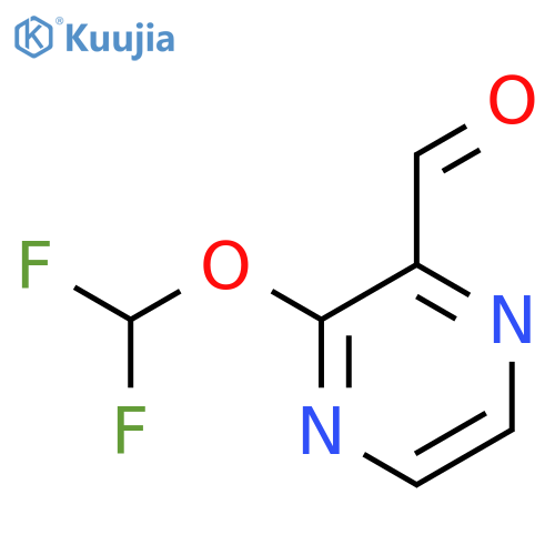 3-(Difluoromethoxy)pyrazine-2-carboxaldehyde structure
