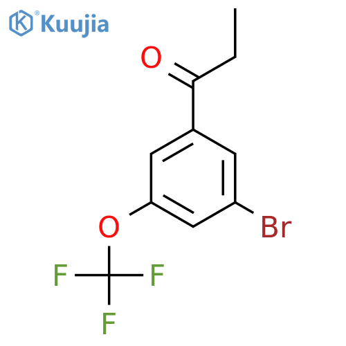 3'-Bromo-5'-(trifluoromethoxy)propiophenone structure