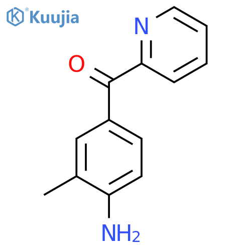 2-(4-Amino-3-methylbenzoyl)pyridine structure