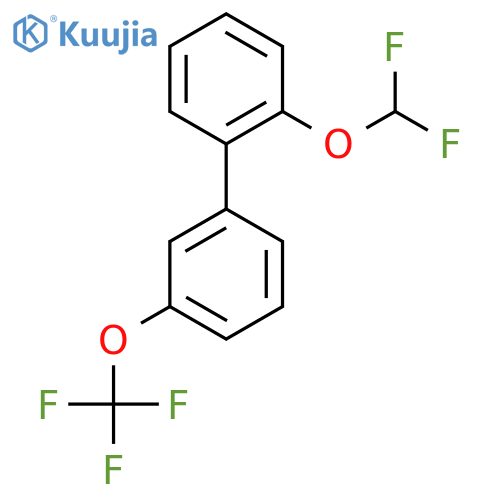 2'-(Difluoromethoxy)-3-(trifluoromethoxy)biphenyl structure