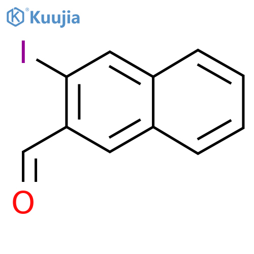 3-Iodonaphthalene-2-carboxaldehyde structure