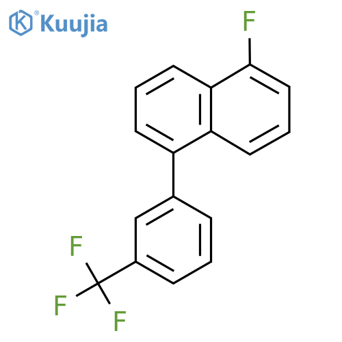 1-Fluoro-5-(3-(trifluoromethyl)phenyl)naphthalene structure