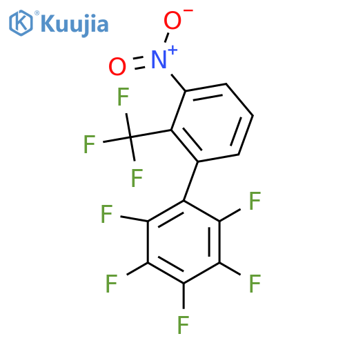 3'-Nitro-2,3,4,5,6-Pentafluoro-2'-(trifluoromethyl)biphenyl structure