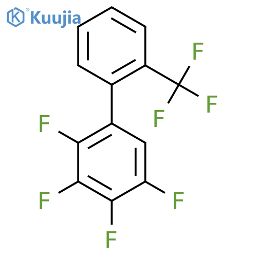 2,3,4,5-Tetrafluoro-2'-(trifluoromethyl)biphenyl structure