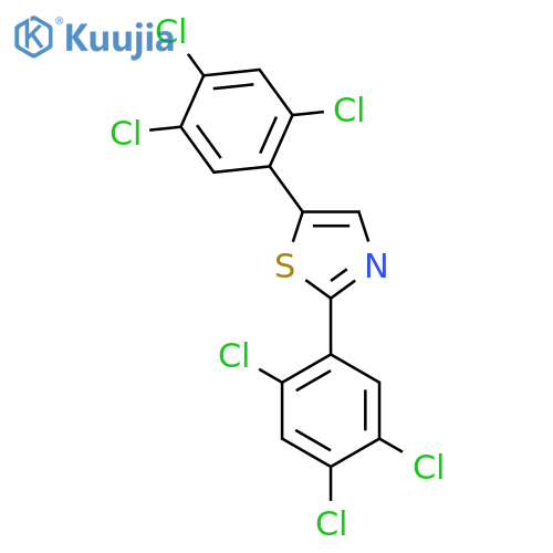 2,5-Bis(2,4,5-trichlorophenyl)thiazole structure