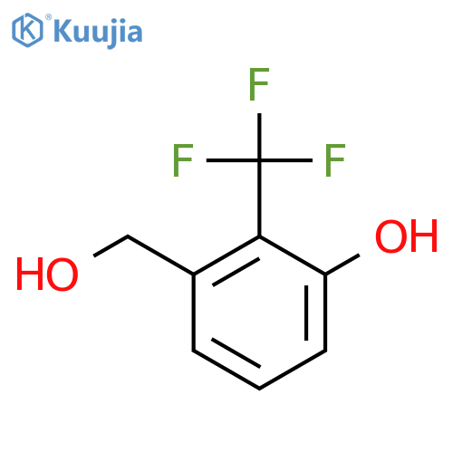 3-(Hydroxymethyl)-2-(trifluoromethyl)phenol structure