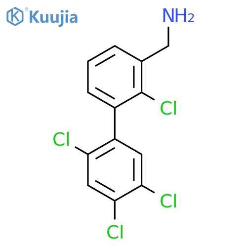 C-(2,2',4',5'-Tetrachlorobiphenyl-3-yl)-methylamine structure