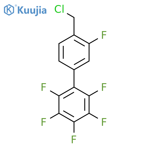 4'-Chloromethyl-2,3,4,5,6,3'-hexafluorobiphenyl structure