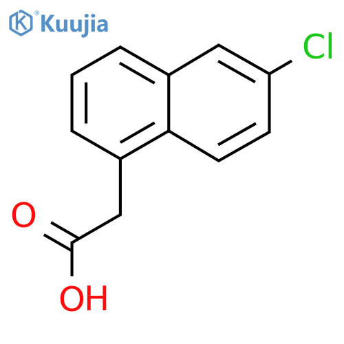 6-Chloronaphthalene-1-acetic acid structure