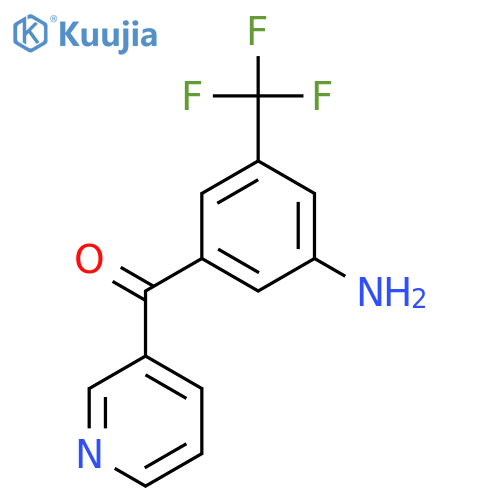 3-(3-Amino-5-(trifluoromethyl)benzoyl)pyridine structure