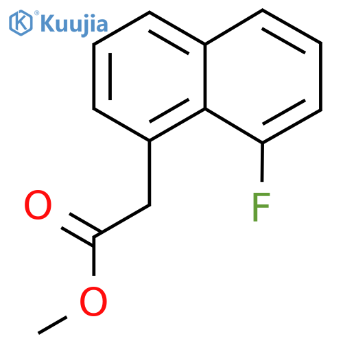 Methyl 8-fluoronaphthalene-1-acetate structure