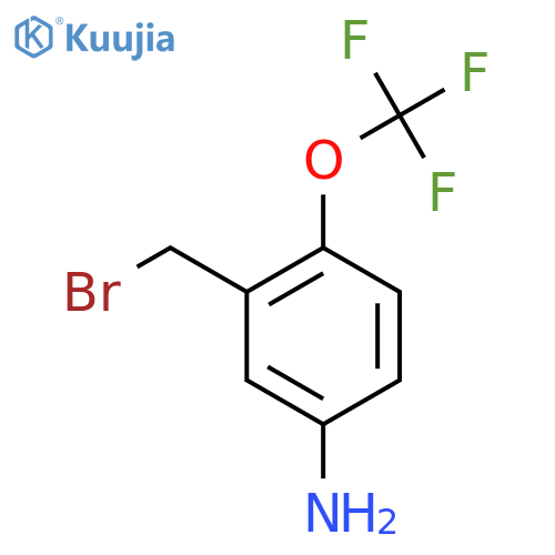 5-Amino-2-(trifluoromethoxy)benzyl bromide structure
