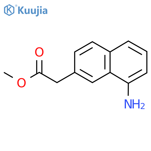 Methyl 1-aminonaphthalene-7-acetate structure