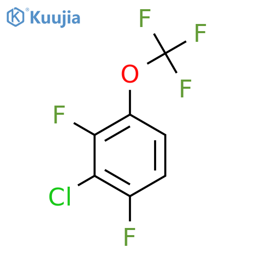 3-Chloro-2,4-difluoro(trifluoromethoxy)benzene structure