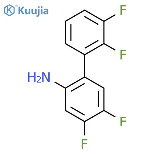 2-Amino-4,5,2',3'-tetrafluorobiphenyl structure