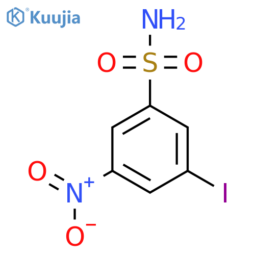 3-Iodo-5-nitrobenzenesulfonamide structure