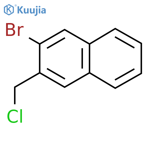 2-Bromo-3-(chloromethyl)naphthalene structure