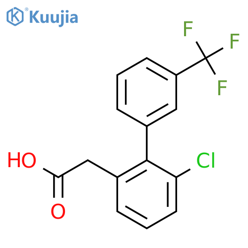 6-Chloro-3'-(trifluoromethyl)biphenyl-2-acetic acid structure
