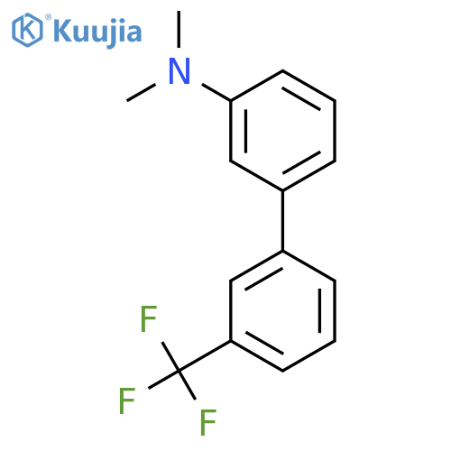 Dimethyl-(3'-(trifluoromethyl)biphenyl-3-yl)-amine structure