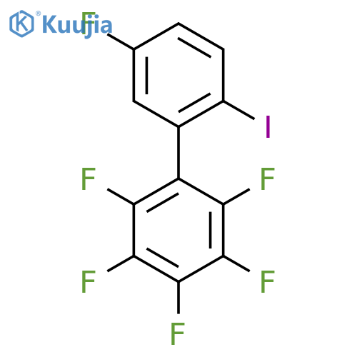 2,3,4,5,6,5'-Hexafluoro-2'-iodobiphenyl structure