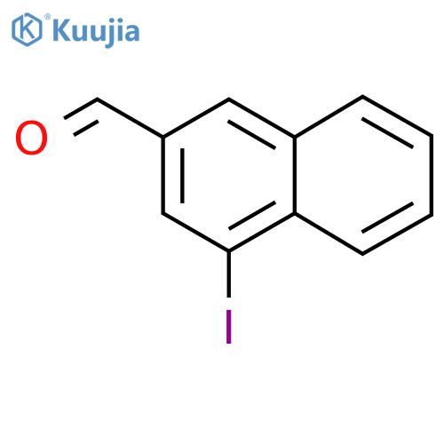 4-Iodonaphthalene-2-carboxaldehyde structure