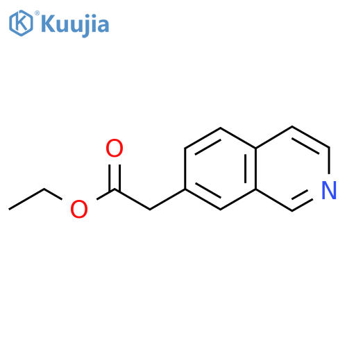Ethyl 2-(isoquinolin-7-yl)acetate structure