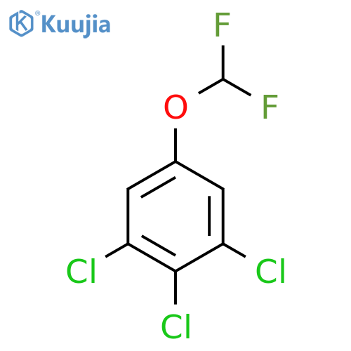 3,4,5-Trichloro(difluoromethoxy)benzene structure