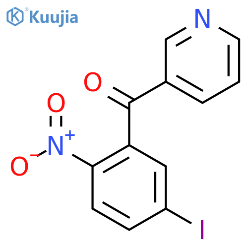 3-(5-Iodo-2-nitrobenzoyl)pyridine structure
