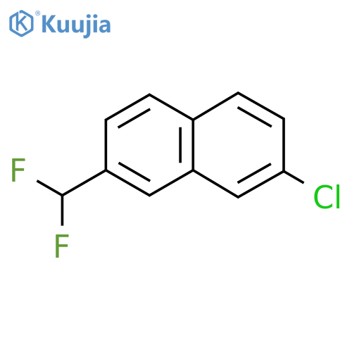7-Chloro-2-(difluoromethyl)naphthalene structure