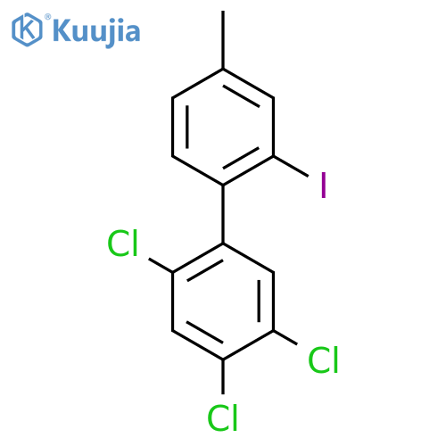 2'-Iodo-4'-methyl-2,4,5-trichlorobiphenyl structure