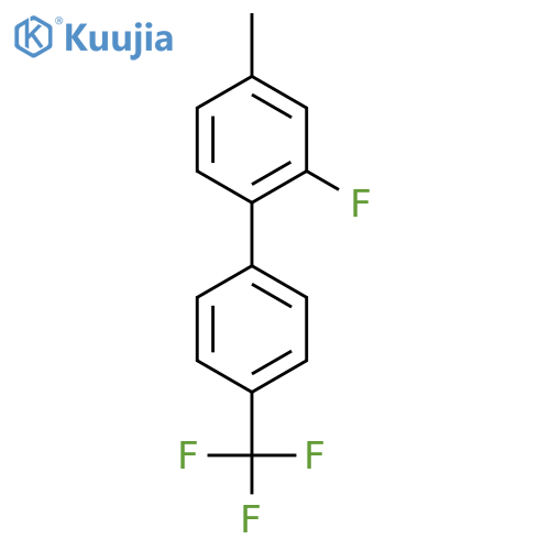 2-Fluoro-4-methyl-4'-(trifluoromethyl)biphenyl structure