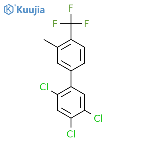 3'-Methyl-2,4,5-trichloro-4'-(trifluoromethyl)biphenyl structure