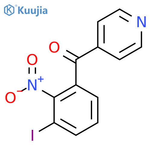4-(3-Iodo-2-nitrobenzoyl)pyridine structure