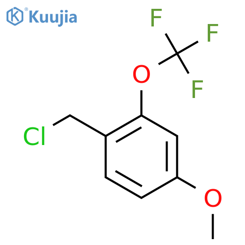4-Methoxy-2-(trifluoromethoxy)benzyl chloride structure