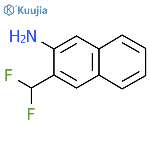 2-Amino-3-(difluoromethyl)naphthalene structure