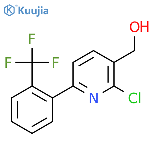 2-Chloro-6-(2-(trifluoromethyl)phenyl)pyridine-3-methanol structure
