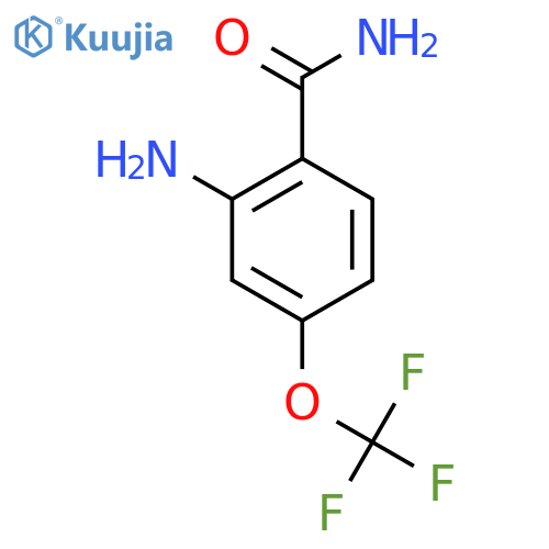 2-Amino-4-(trifluoromethoxy)benzamide structure