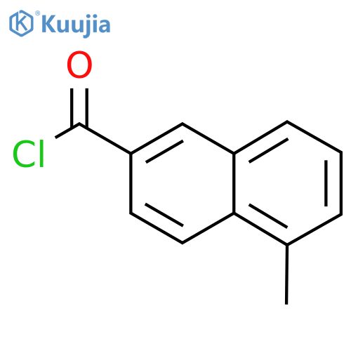 1-Methylnaphthalene-6-carbonyl chloride structure