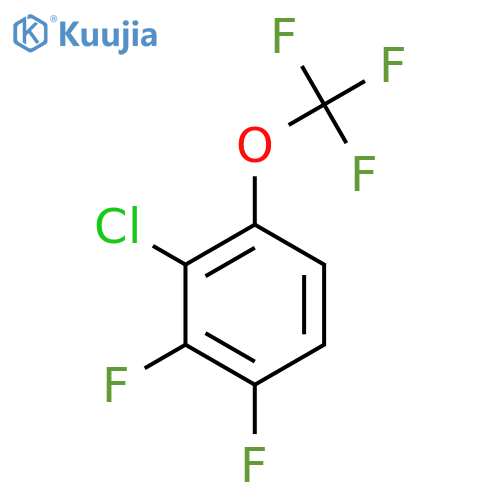 2-Chloro-3,4-difluoro(trifluoromethoxy)benzene structure
