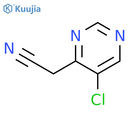 2-(5-Chloropyrimidin-4-yl)acetonitrile structure