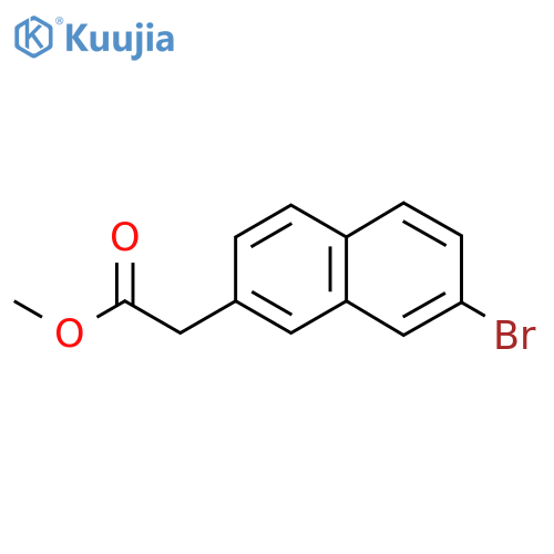 Methyl 7-bromonaphthalene-2-acetate structure